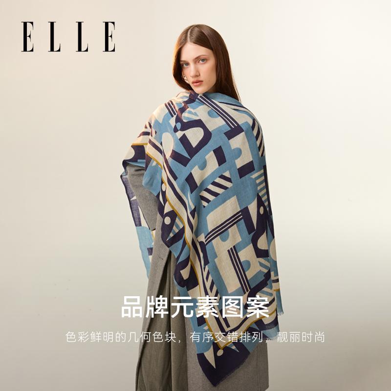 ELLE 100% Wool Scarf for Women