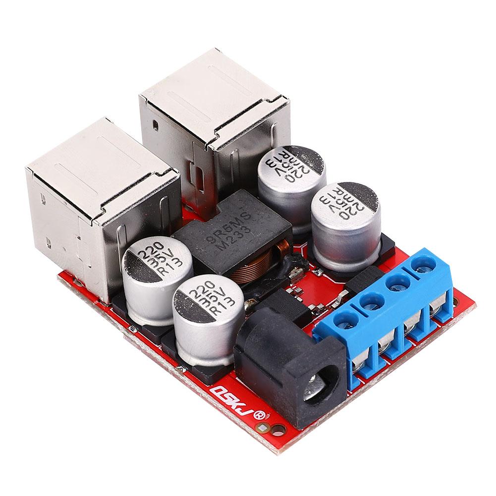 DC DC Voltage Step Down Power Supply Buck Module Car 12V 24V 8 35V To 5V 8A 4 USB Phone Charger