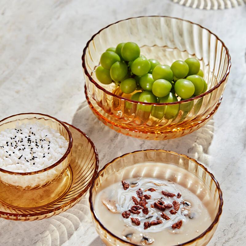 Corning Visions Amber Glass Dinnerware 6-Piece Set