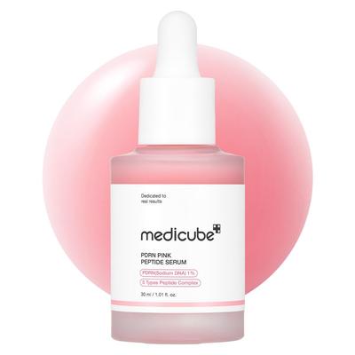 Medicube PDRN розовая ампула сыворотка красоты инъекция лосося гипоаллергенная акупунктура корейская косметика medicube розовая пептидная сыворотка 10,000ppm