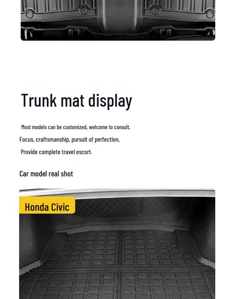 Без запаха, противоскользящие напольные коврики из ТПЭ для Honda N-BOX JF3/JF4 с правым рулем (Гонконгская версия)