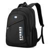 Printed Simple Letter Backpack With Large Capacity For Men Business Computer Bag