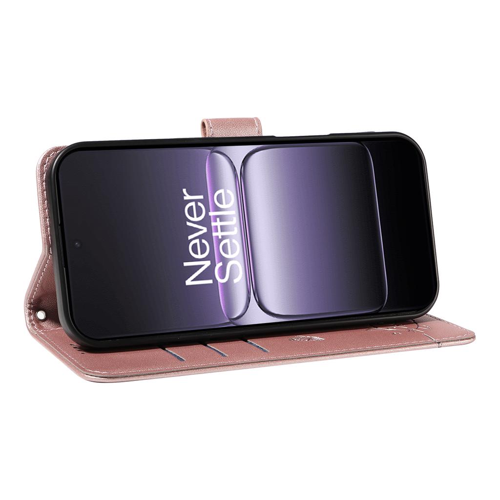 Чехол для OnePlus Nord 5 5G/OnePlus Ace 5 Ultra 5G с тиснением кошачьего узора, кожаная накладка для телефона с ремешком на запястье