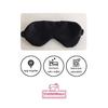 Satin Black Sleeping Goggles / Eye Patch