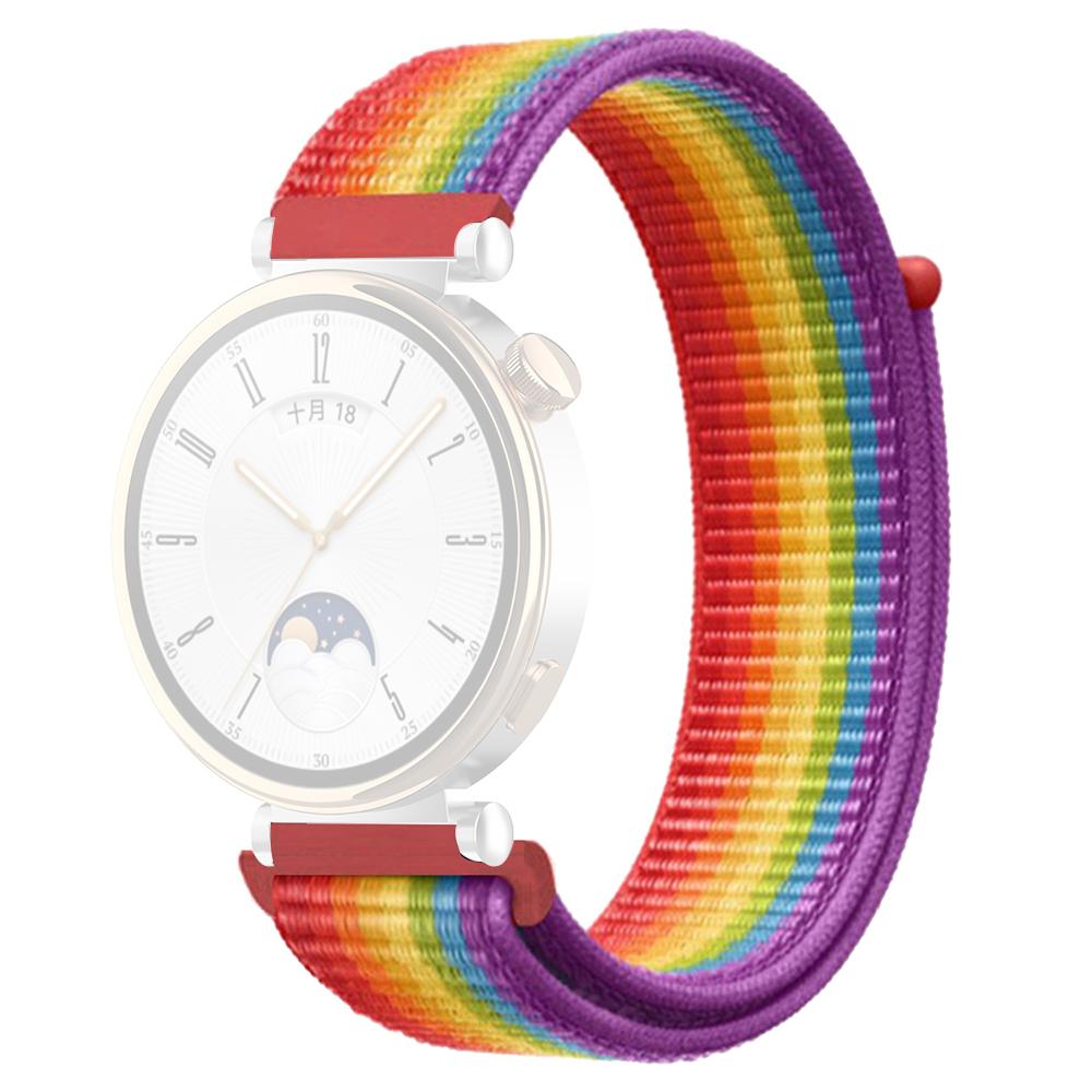 Для Huawei Watch GT 4 41 мм/Garmin Venu 3S Ремешок для часов 18 мм Нейлоновая петля Регулируемый ремешок на запястье