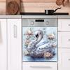 Personalised Noble Swan Kitchen Restaurant Hood Home Beautification Decoration Stickers