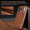 AZNS For iPhone 17 Pro Max Case Electroplating Crocodile Texture PU+TPU Phone Cover