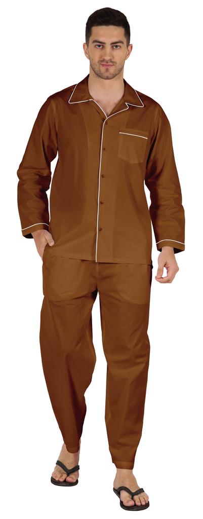 Inkmeso Мужские хлопковые пижамы, однотонная одежда для сна, одежда для дома, пижамный комплект с верхом и низом