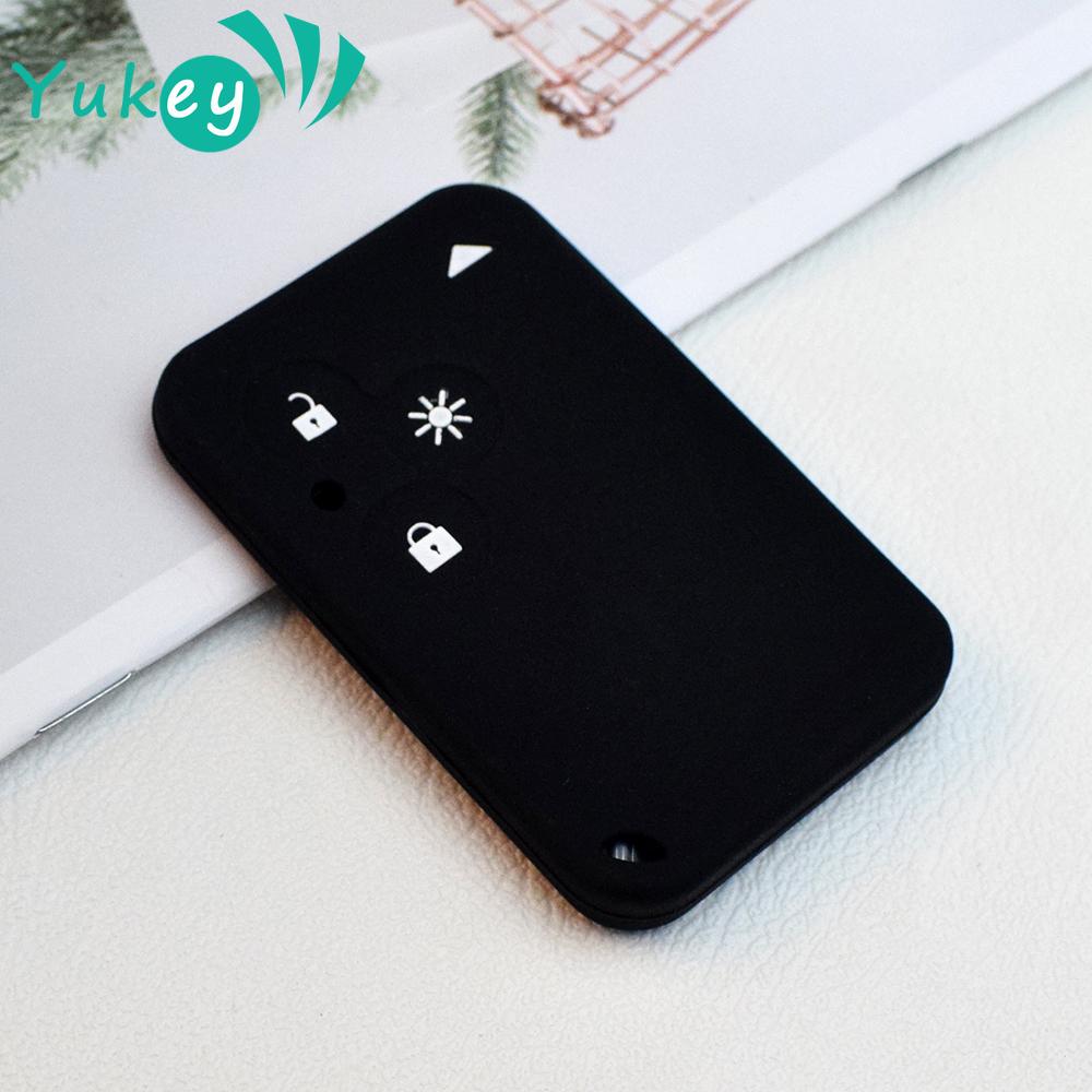 Для Renault Clio Logan Megane 2 3 Koleos Scenic чехол для карт с 4 кнопками, силиконовый чехол для автомобильного ключа, защитный держатель