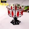 Ручная роспись Flavinmci Красная стеклянная фруктовница