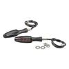 Motorcycle Turn Signal 4-LED High Brightness Smoke Lens E-Mark Certified 219-5193 Black