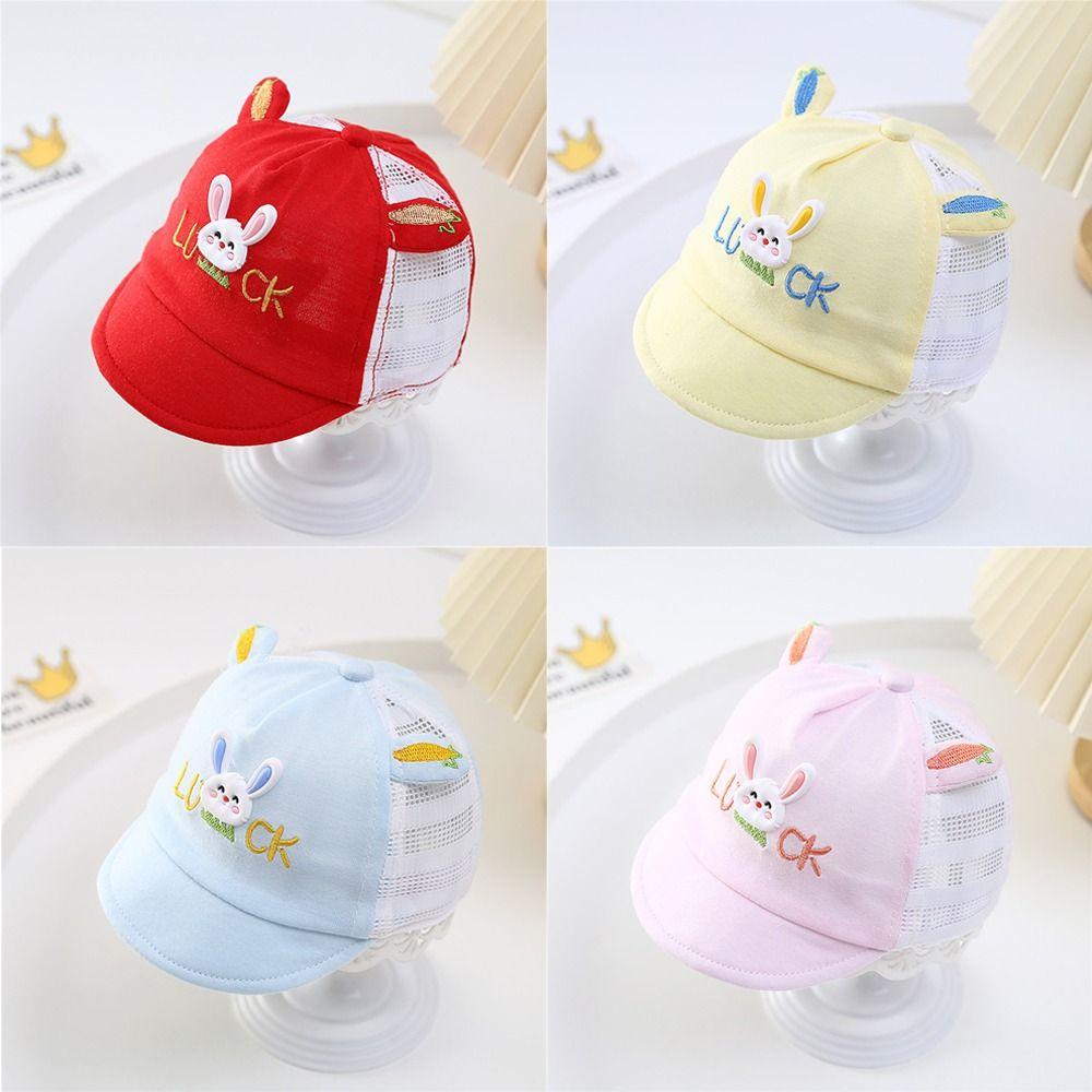 UV Protection Baby Sun Cap Soft Cotton Duck Tongue Hat Casual Sun Protection Hat Summer