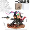 One Piece Король GK Ророноа Зоро Ручной Трансформируемый Модель Украшение Двухголовая Резьба Фигурка Действия Коллекционная Игрушка