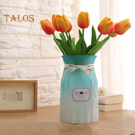 5 шт. Имитация тюльпана 34 см Искусственный тюльпан Поддельные цветы Искусственный тюльпан оптом Подарок на День матери для вазы Главная Кухня Свадьба Весна Украшения для вечеринки