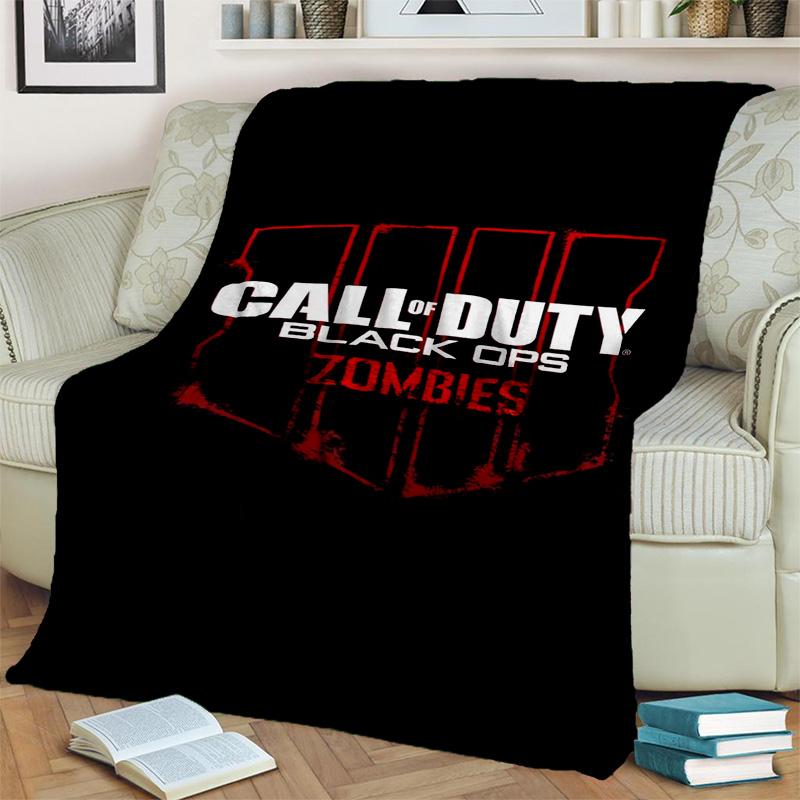 3D Call of Duty, Игра COD, Плед для Геймера HD, Мягкий Плед для Дома Спальни Кровати Дивана Пикника Путешествия Офиса Покрывало Дети