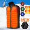 USB Electric Winter Heated Men Women Warm Vest Heating Coat Jacket Clothing Skiing