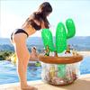Надувное ведро для льда в форме кокосовой пальмы Плавающий контейнер для льда Ведро для охлаждения напитков Портативный летний охладитель для вечеринок для напитков Еда