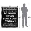 Elf Good News Christmas Sweater Blanket