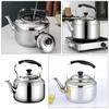 7L Whistling Tea Kettle Teapot Stainless Steel Whistling Tea Pot Metal Stovetop Teapot for Stovetop Induction Stove Top