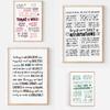 Positive Daily Affirmations Wall Art Self-healing Office Bedroom Decor Encouraging Quote Canvas Painting Self Love Prints