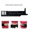 2Pcs Dental Precision Measuring Ruler Tooth Gap Photography Medical Tool Span Measure Scale Endodontic Instruments