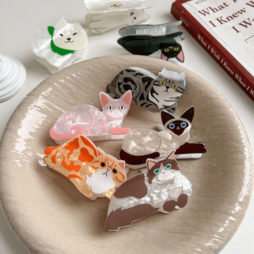 Cartoon Animal Dog Hair Claw Puppy Cat Hair Clip Fashion Girl