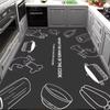 Кухонный маслостойкий и нескользящий коврик Ковры из ПВХ-кожи Грязеотталкивающие придверные коврики Простые коврики для балкона Водонепроницаемый ковер для ванной комнаты