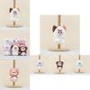 Charming Plush Animal Figure Keychain With Soft Fabric And Vibrant Colors