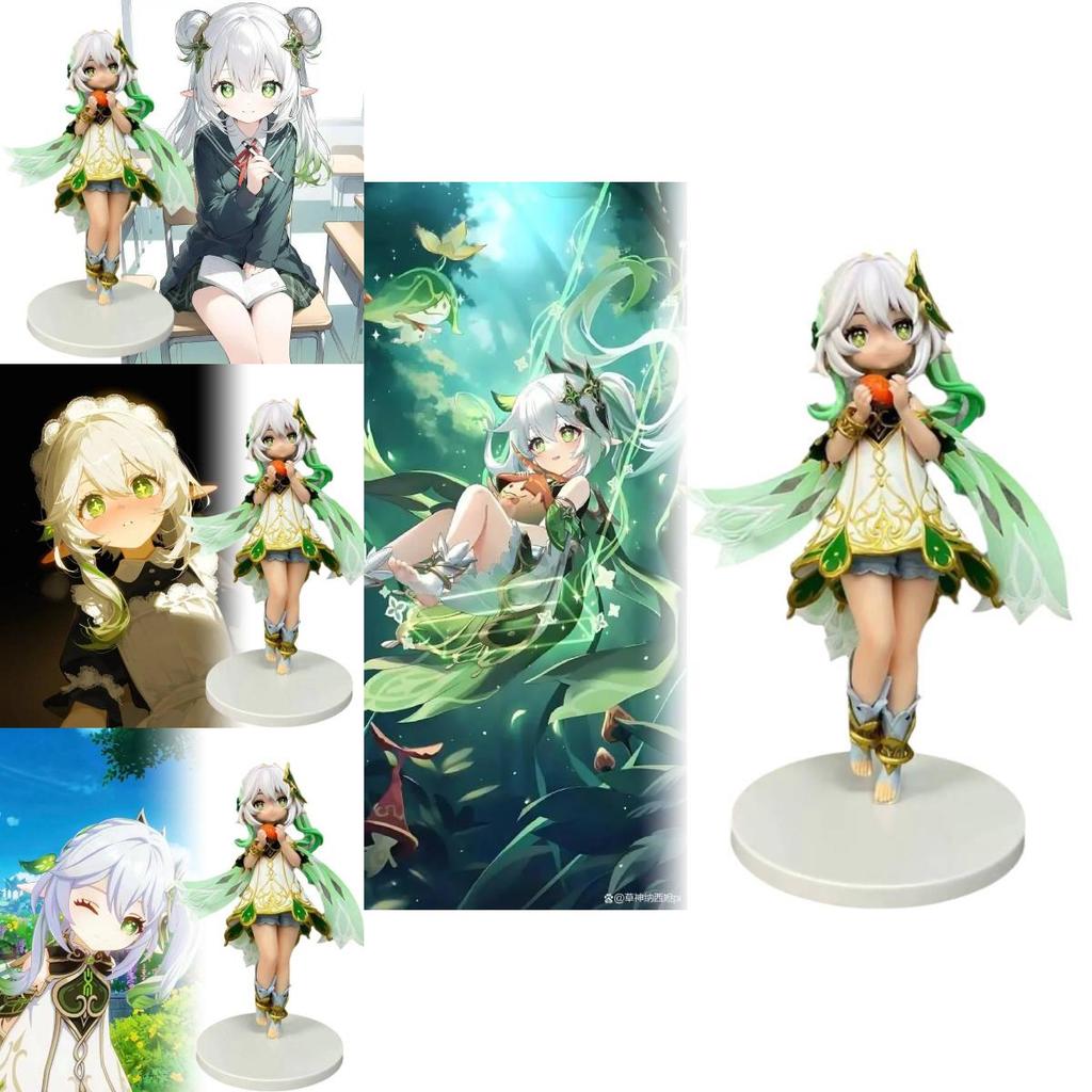 Изысканная оригинальная фигурка Нахиды из Genshin Impact с впечатляющей детализацией и размером 21 см