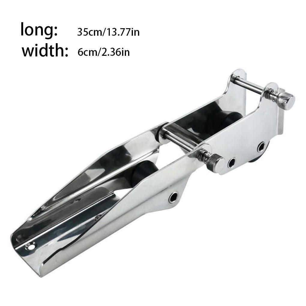 Boat Stainless Steel Anchor Bracket Firm Lightweight Anchors Roller Smooth Simple Operation Marine Parts Hardware Accessory