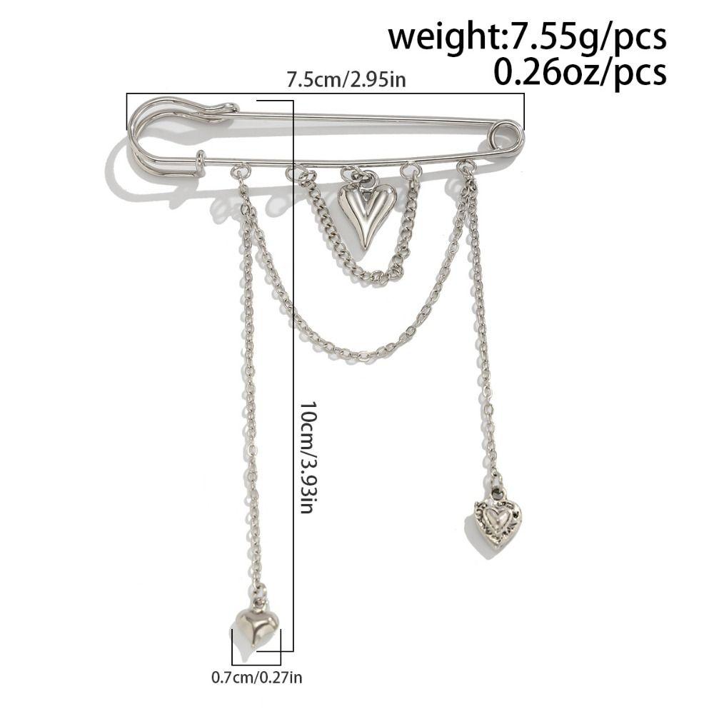 Tassel Pearl Bow Brooch Detachable Fixed Clothes Pin Trouser Leg Decorative Brooch Loose Jeans