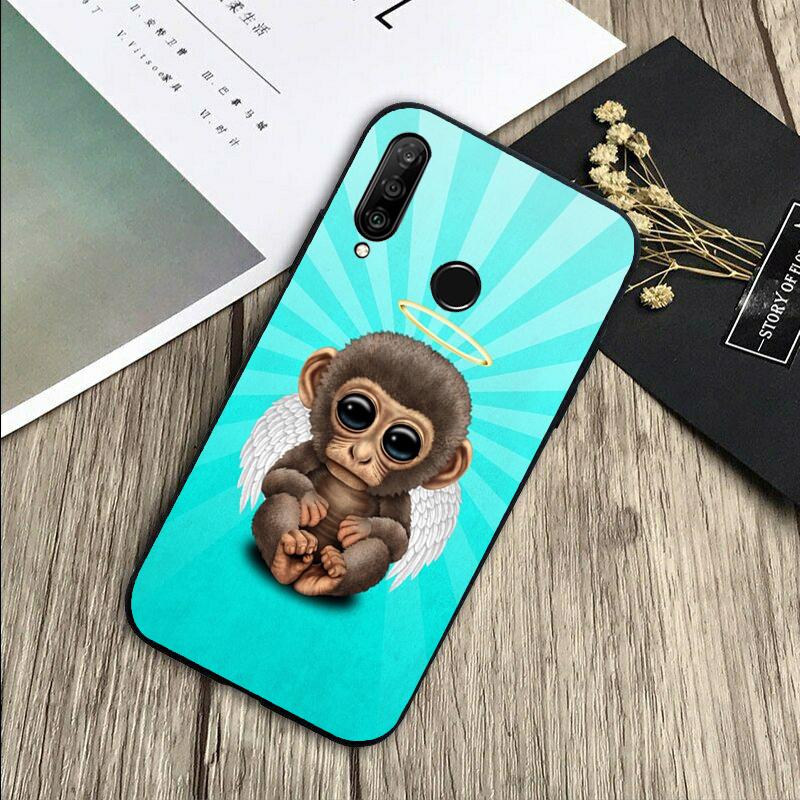Чехол Обезьяна Горилла Обезьяна Ребенок Для Huawei Nova 11 9 10 SE Y70 Y60 Y90 Y61 Y91 Y73 Y72 12i 11i 8i P30 P40 Lite P60 Pro