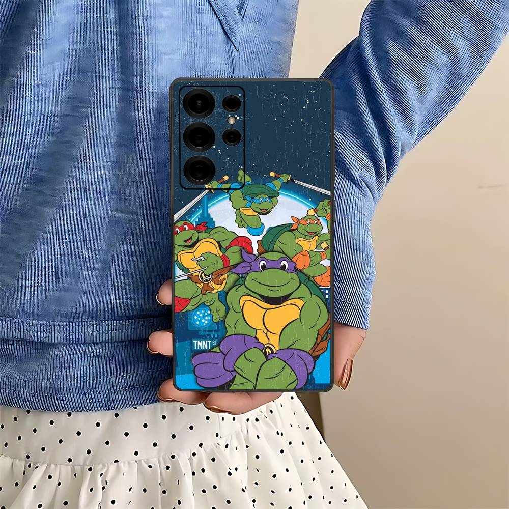 Animated N-Ninja T-Turtles TV Phone Case For Samsung S 24 Fe 25 Ultra Plus 20 Lite 21 30 22 23 24 22 Ultra 5G Fundas