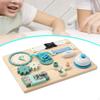 Busy Board Sensory Switch Toy Travel Educational Activity Fine Motor Skills for Daycares