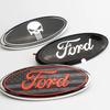 AKD1 7/9 Inch  Car Front Grille Badge Trunk Cover Sticker Decal For Ford Logo Fiesta ST Fusion Explorer Escape Shelby Edge Kuga MK6