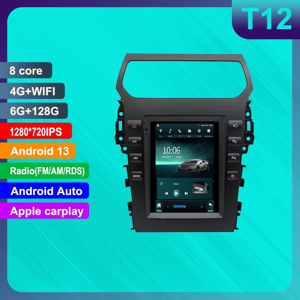 Ford Explorer 5 Android-система навигации с HD-камерой заднего вида и поддержкой CarPlay.