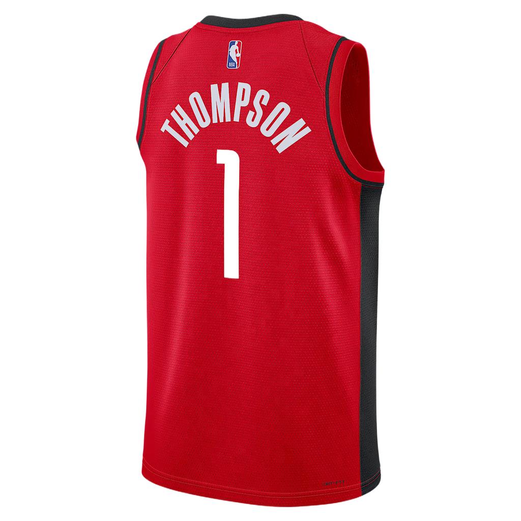 Nike Игровая майка NBA Хьюстон Рокетс Сезон 25-26 Амен Томпсон 1 Без рукавов Свитшот Спортивная Баскетбольная майка Мужская майка DN2006-668