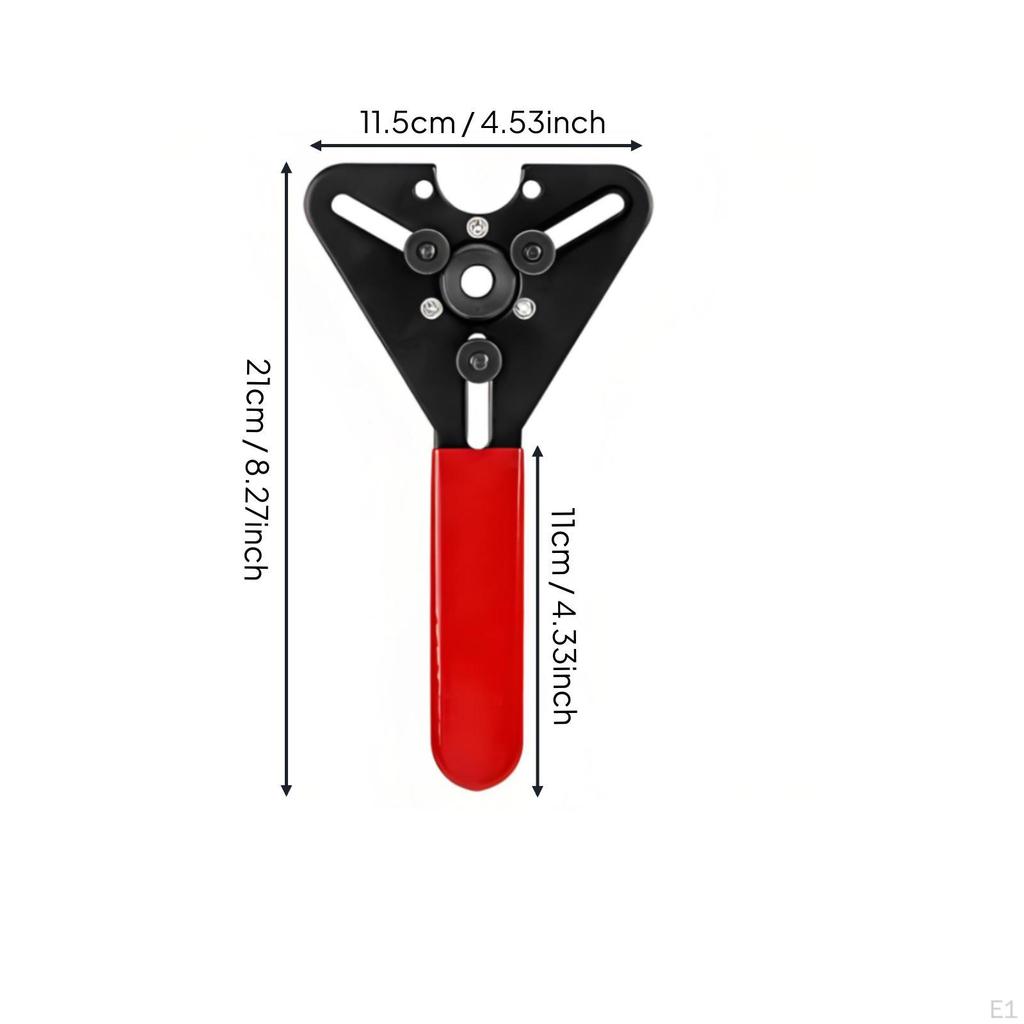 AirConditioning Compressor Clutch Wrench Adjustable Removal Triangular Head