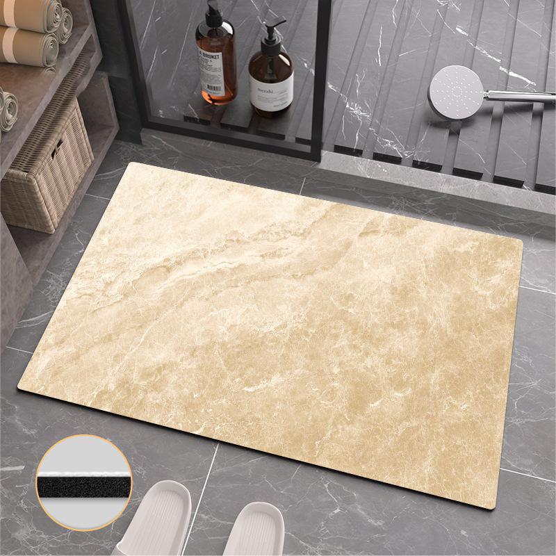Коврик для туалета Nordic Marble Diatom Mud, быстросохнущий, впитывающий, для ног, нескользящий коврик для ванной комнаты
