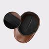 High Quality Cow Leather Hat Men's Fashion Warm Thickened Beret with Hidden Ear Protection