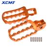 Motorcycle CNC 107mm Lengthen Footrest Footpegs Foot Pegs Pedal For KTM 125-500cc EXC EXCF SX SXF XC XCF For Husqvarna Gas Gas