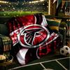 Atlanta Logo Blanket Lightweight Flannel Bedding Blanket Perfect for Travel, Camping, Living Rooms, Offices, Sofas, Fan Christmas gift