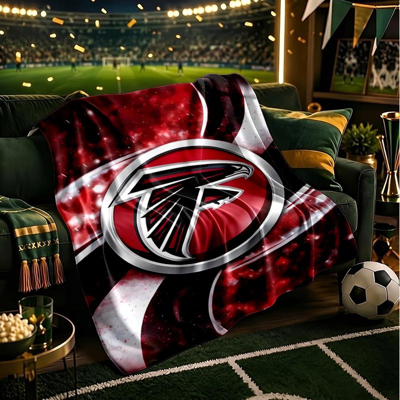Atlanta Logo Blanket Lightweight Flannel Bedding Blanket Perfect for Travel, Camping, Living Rooms, Offices, Sofas, Fan Christmas gift