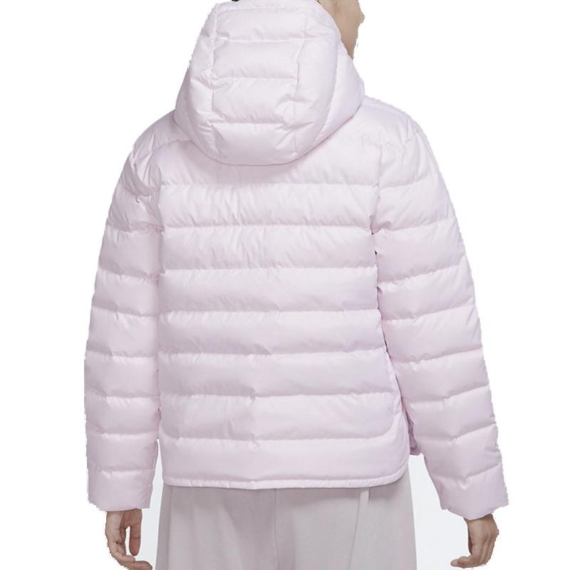 (WMNS) Nike Athleisure Повседневная Спортивная Сохраняет Тепло С Капюшоном Пуховик Розово-Красный Женский DH4074-695