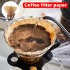 Coffee Pot Filter Paper By Hand Drip Cup 100pcs American Coffee Machine Filter Fan Natural Brown V02 Coffee Filter Paper