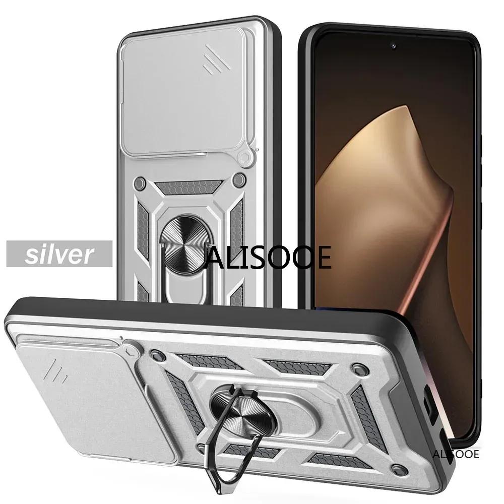 Для Xiaomi 15T Pro Чехол для Xiaomi Mi 15T Крышка Броня Сдвижная Камера Кольцо-Подставка Держатель Полная Защита Чехол для Телефона