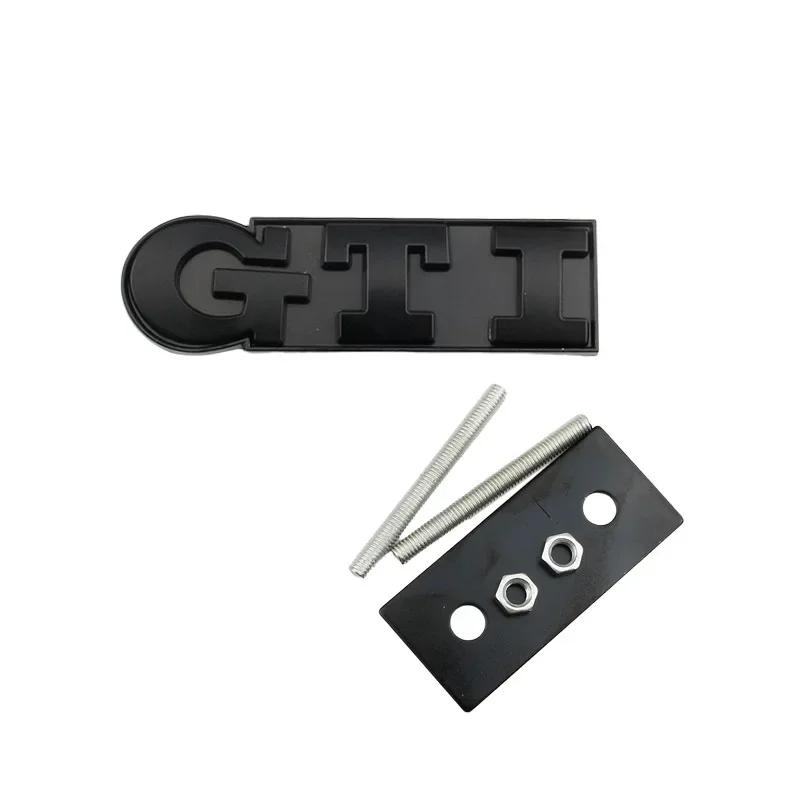 AABIQ1 Metal Car GTI Logo Front Grille Emblem Badge Stickers for Volkswagen Golf 4 5 6 7 8 Passat Jetta Polo Touareg GTD GLI Touran