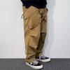 Men's Japanese Retro Multi-Pocket Pants - Autumn/Winter Casual All-Match Trousers