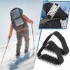 2/4/6 шт. Ледоступы для обуви Кошки с 26 стальными шипами Регулируемая ручка Зимняя ходьба Лед Снег Тяговые накладки Нескользящие Шипы для обуви Ботинок Захваты