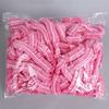 100pcs/set Disposable Shower Caps Plastic Waterproof Headgear Pink Spa Salon Hotel Hair Dye Women Elastic Hair Cap Bathroom